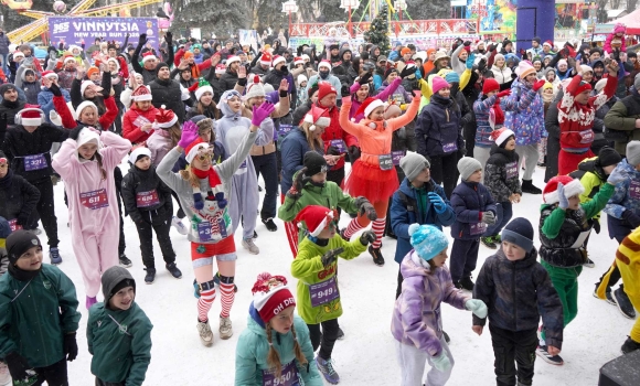Вінниця розпочала новий рік традиційним спортивним забігом