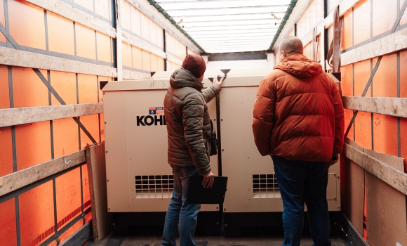 Вісім генераторів: Вінниця отримала третій транш гумдопомоги з Німеччини