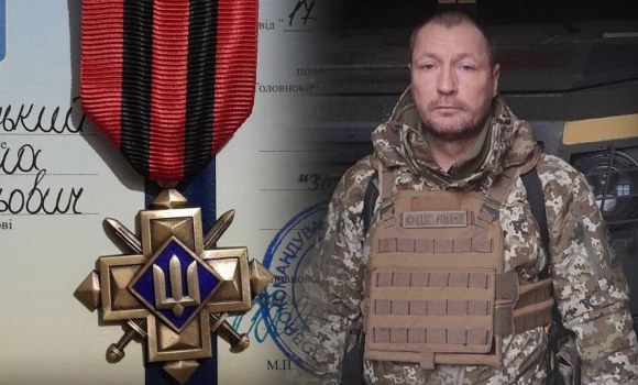 Військового з Бершадської громади нагородили "Золотим хрестом"