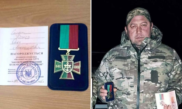 Воїн із Бершадської громади отримав відзнаку командира військової частини