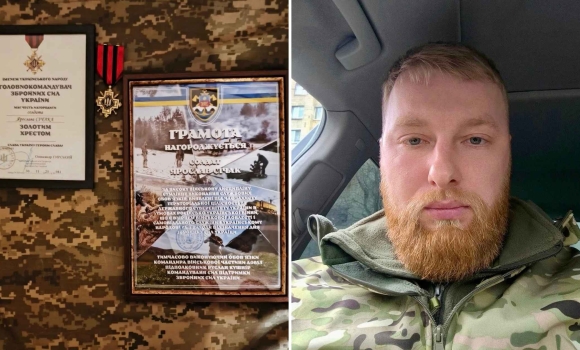 Воїн з Бершадської громади отримав нагороду «Золотий Хрест»