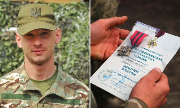 Воїна з Бершаді відзначили «Золотим хрестом»
