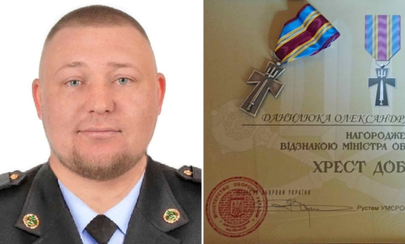 Воїна з Козятинської громади нагородили Хрестом Доблесті