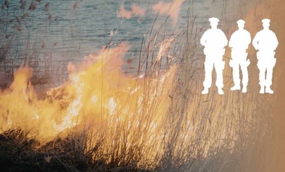 Як у Вінниці мобільні групи Муніципальної варти зупиняють паліїв сухої рослинності