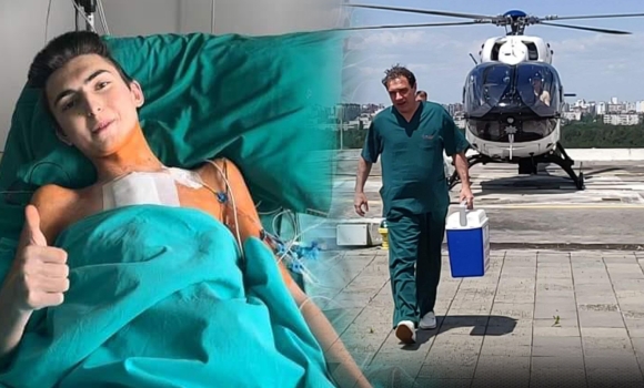 Як з Вінниці у Київ доставляли гелікоптером серце для трансплантації 