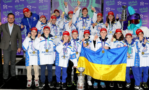 Юні вінницькі хокеїсти перемогли у Кубку Риги з хокею