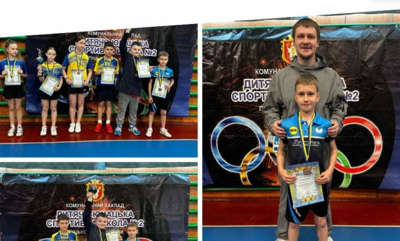 Юний вінничанин здобув бронзову нагороду на всеукраїнських змаганнях з настільного тенісу