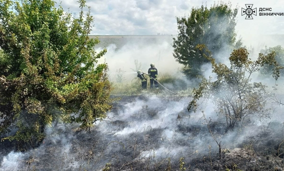 За добу рятувальники Вінниччини загасили чотири пожежі