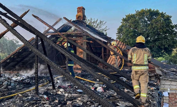 Загорівся приватний житловий будинок у Хмільницькому районі