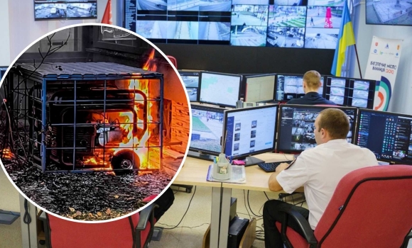 Завдяки камерам Ситуаційного центру вдалося ліквідували загоряння генераторів у Вінниці