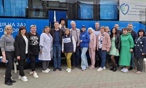 Жмеринчани долучилися до медичної акції від Вінницького центру контролю та профілактики хвороб