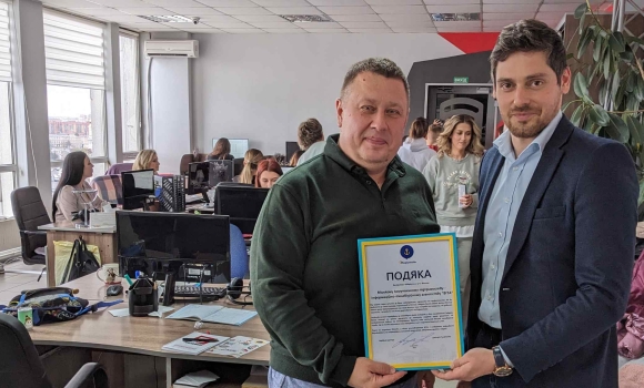Журналістам телеканалу ВІТА подякували за висвітлення життя переселенців