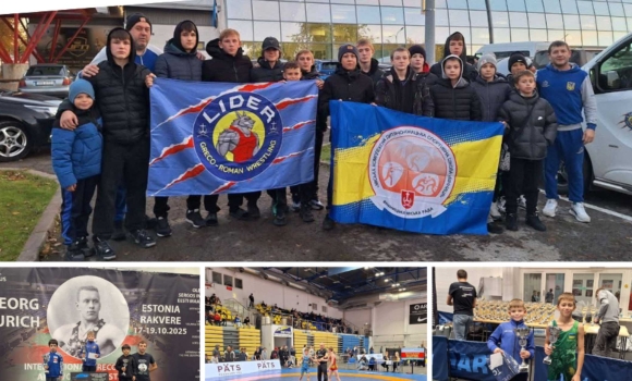 Золоту та бронзову нагороди здобули юні вінницькі борці на турнірі в Естонії