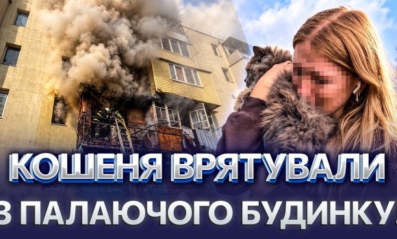 Embedded thumbnail for Загорілась висотка з людьми: мотлох у квартирі спалахнув за секунди. Винесли кошеня і хом’яків