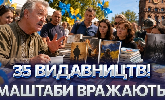 Embedded thumbnail for Головна літературна подія: книжковий фестиваль у Вінниці. Зіркові письменники та книги про війну