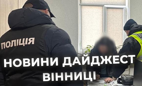 Embedded thumbnail for Дайджест новин Вінниці станом на 23 січня