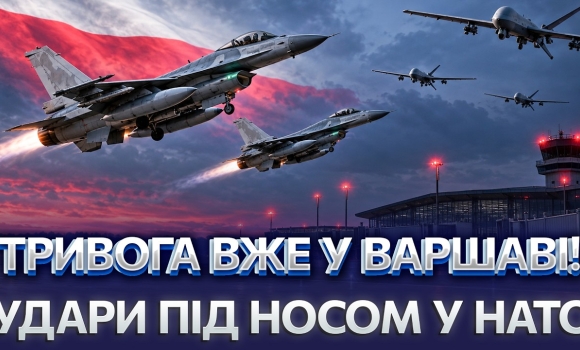 Embedded thumbnail for Польща готується до війни: підняли винищувачі через російські дрони. Аеропорти зупинили роботу