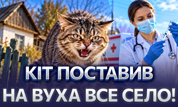 Embedded thumbnail for Скажений кіт покусав двох людей: Вінниччиною гуляє смертельний вірус. Людей екстрено вакцинують