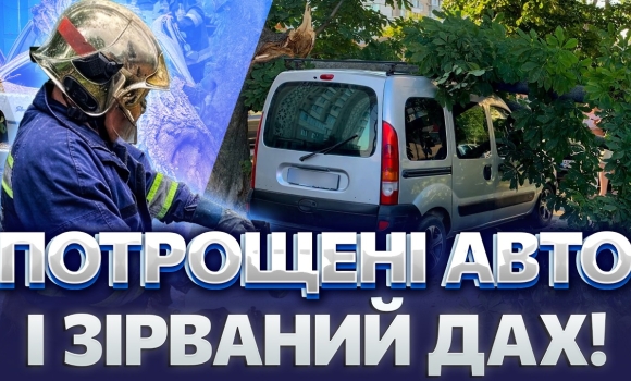 Embedded thumbnail for Шторм наробив біди: дерева впали на автівки. Чоловік опинився у пастці, стихія заблокувала трасу