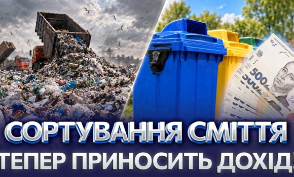 Embedded thumbnail for Вінниця заробляє на відходах: сортування вийшло на новий рівень. Сміття стане менше на 40%