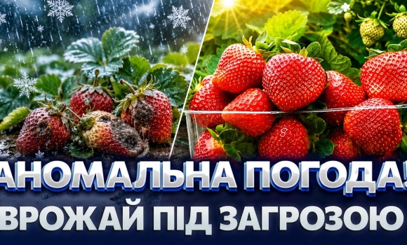 Embedded thumbnail for Фермери екстрено рятують полуницю! Перший цвіт вбили морози, затяжні зливи знищують врожай