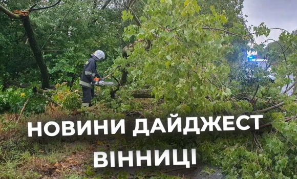 Embedded thumbnail for Дайджест новин Вінниці станом на 16 вересня