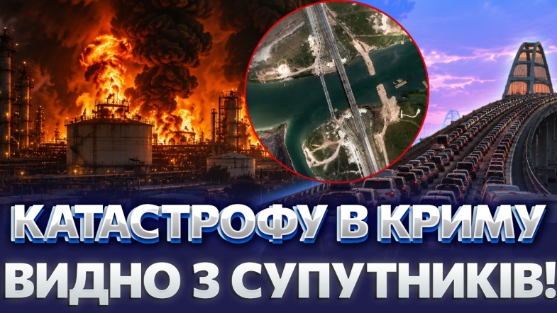 Embedded thumbnail for Дивіться, що сталось на кримському мосту! Евакуація нереальна, залишились останні сім рейсів