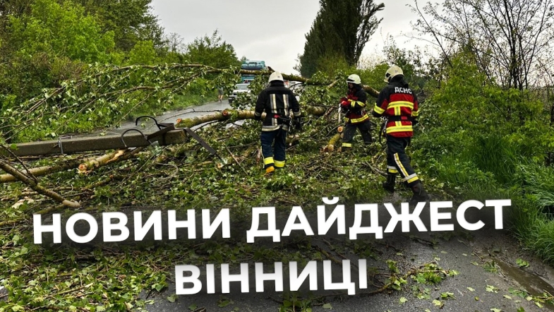 Embedded thumbnail for Дайджест новин Вінниці станом на 22 травня