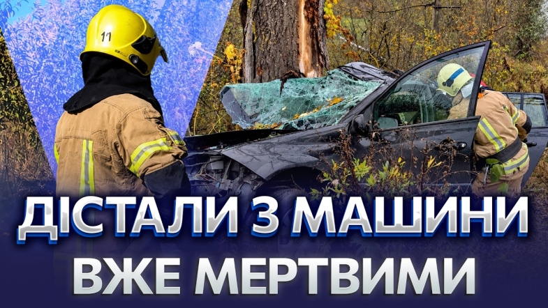 Embedded thumbnail for Пасажир і водій загинули на місці: легковик врізався в дерево. Смертельна автотроща на Вінниччині