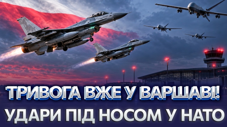 Embedded thumbnail for Польща готується до війни: підняли винищувачі через російські дрони. Аеропорти зупинили роботу