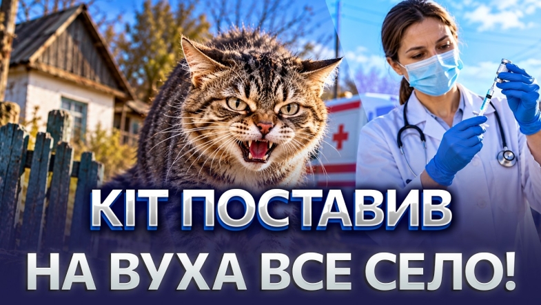 Embedded thumbnail for Скажений кіт покусав двох людей: Вінниччиною гуляє смертельний вірус. Людей екстрено вакцинують