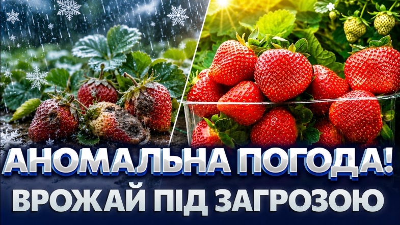 Embedded thumbnail for Фермери екстрено рятують полуницю! Перший цвіт вбили морози, затяжні зливи знищують врожай