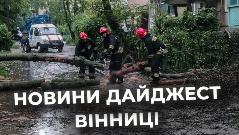Embedded thumbnail for Дайджест новин Вінниці станом на 26 травня
