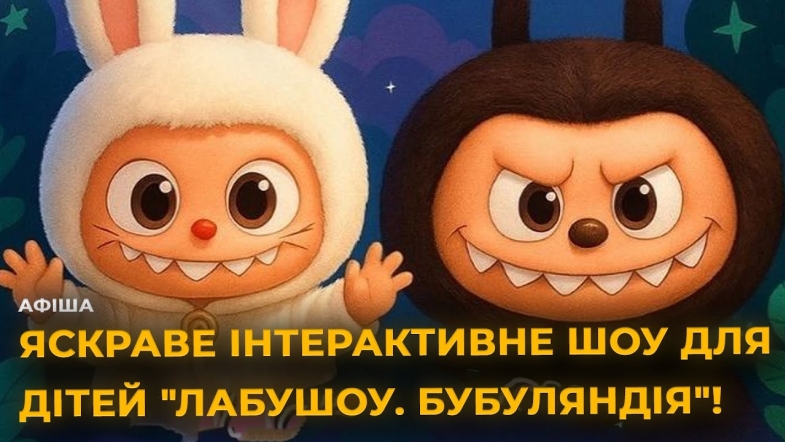 Embedded thumbnail for Інтерактивне шоу для дітей &quot;ЛаБуШоу. БуБуЛяндія&quot;