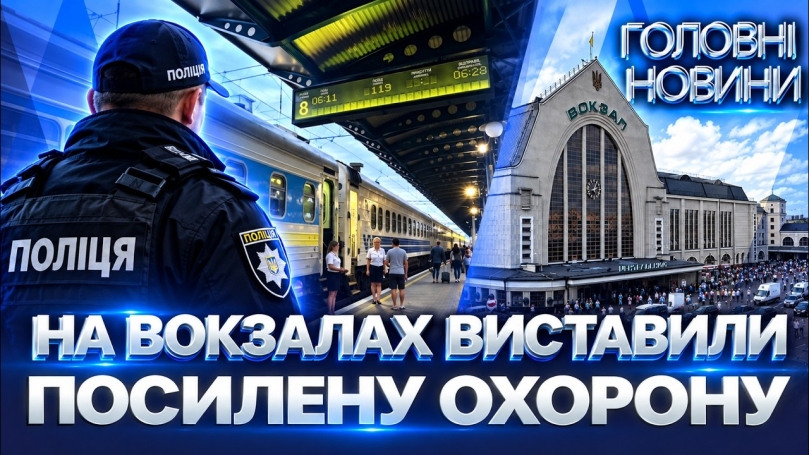 Embedded thumbnail for Вокзали в тривогу працюватимуть по-новому: затвердили список правил. Пасажирів евакуюватиме поліція