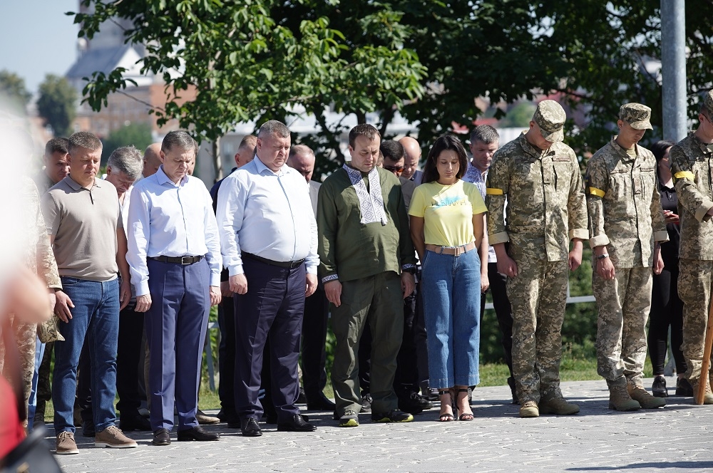 У Вінниці відбулися урочистості до Дня Конституції на Замковій горі