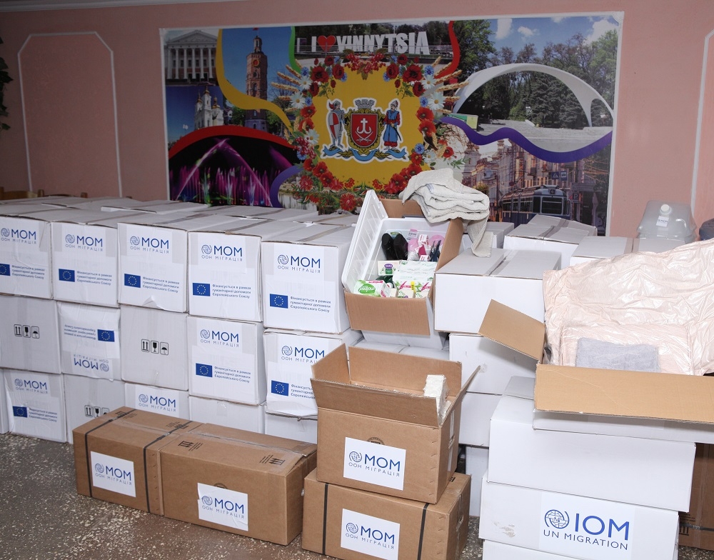 Вінниця отримала гуманітарну допомогу від Міжнародної організації з міграції
