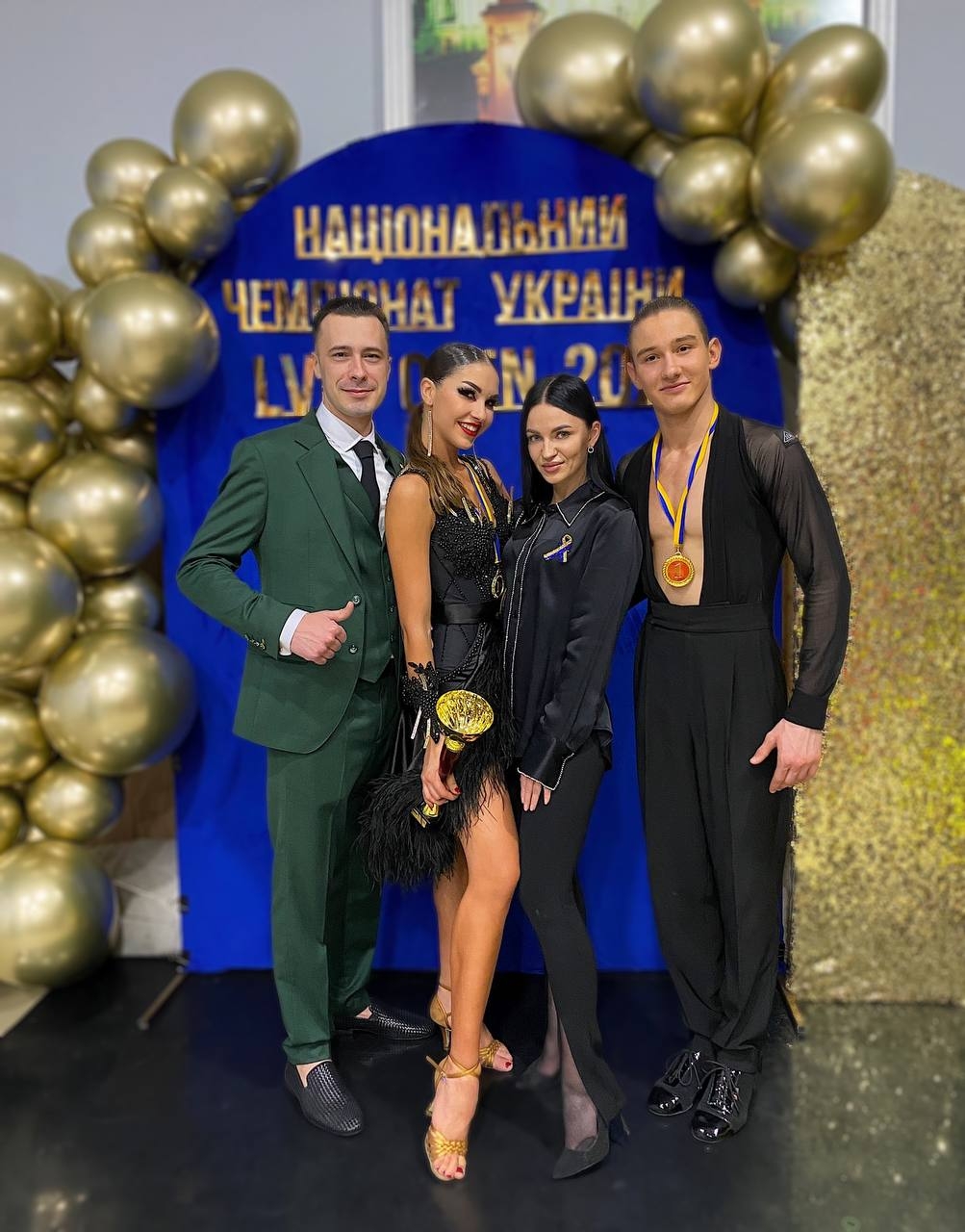 Танцівники вінницької "Грації" здобули два чемпіонські титули на Lviv Open 2023