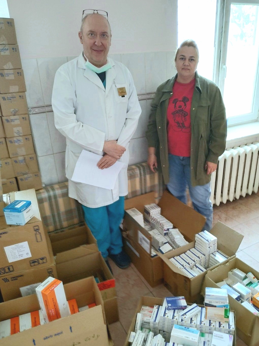 Сергій Моргунов Вінниця отримала гуманітарний вантаж з медикаментами з Баварії