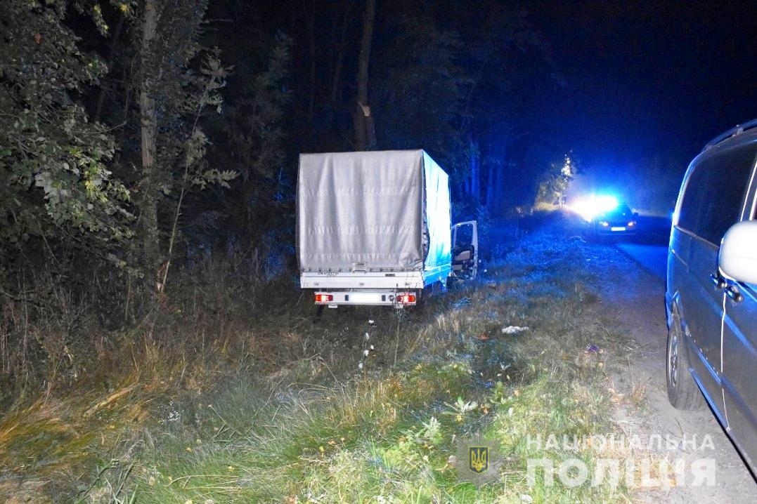 В Гайсинському районі вантажівка в’їхала у дерево: водій загинув, пасажир у лікарні