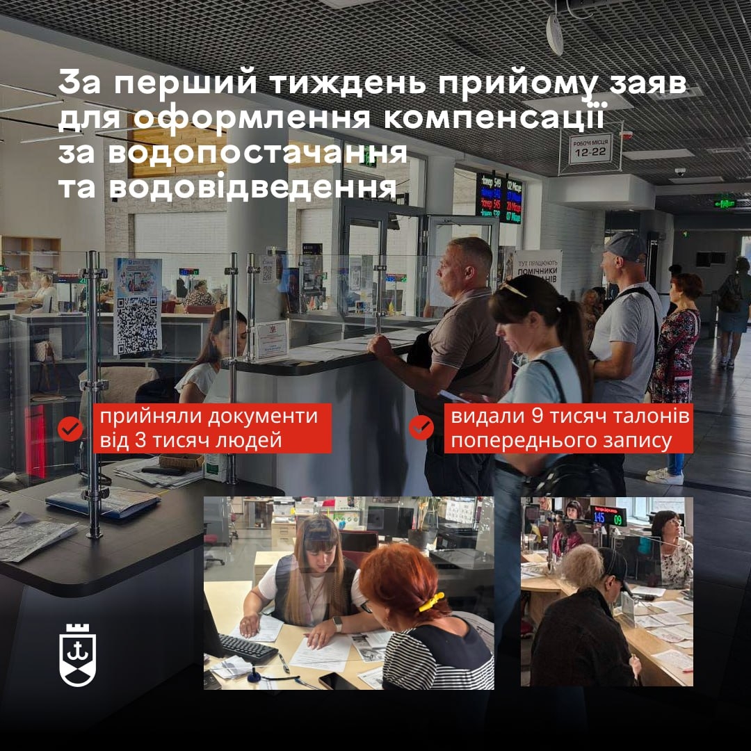 Понад 3 тисячі вінничан вже подали заяви на компенсацію за воду