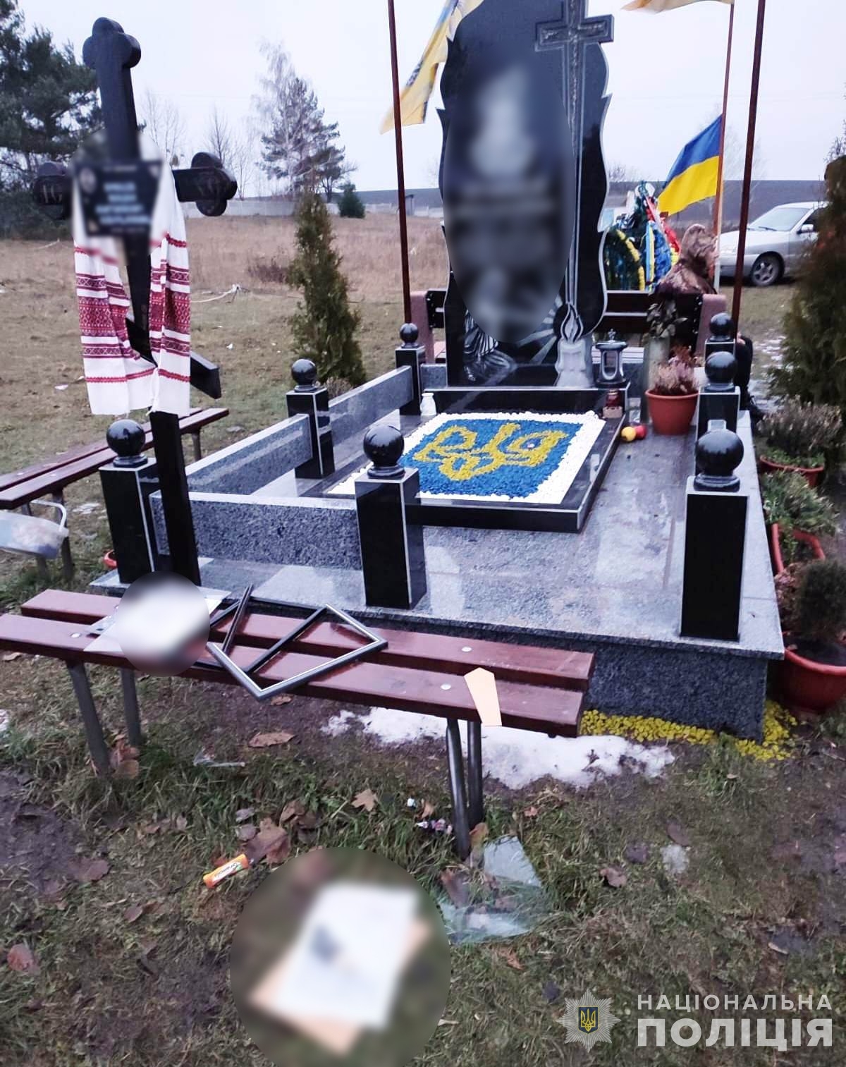 На Вінниччині п'яний крадій вчинив наругу над могилами військовослужбовців