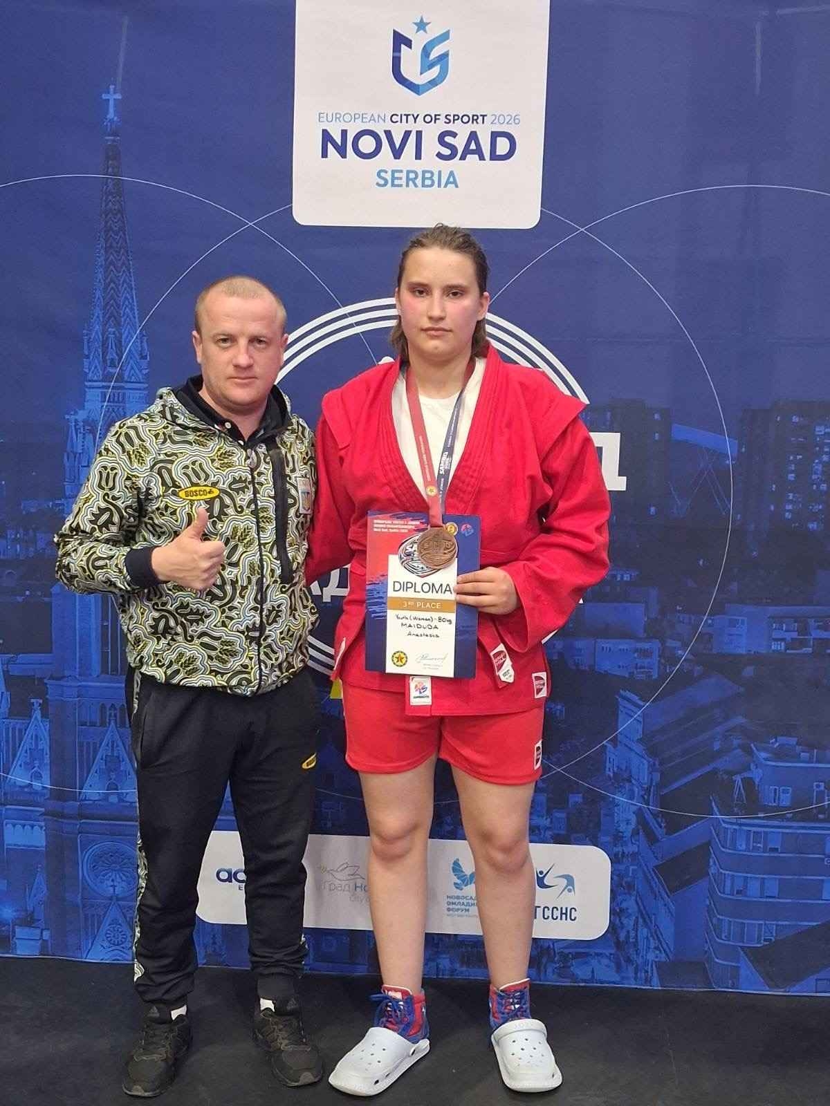 Вінницькі самбісти підкорили європейський п’єдестал: маємо дві нагороди з Нового Сада