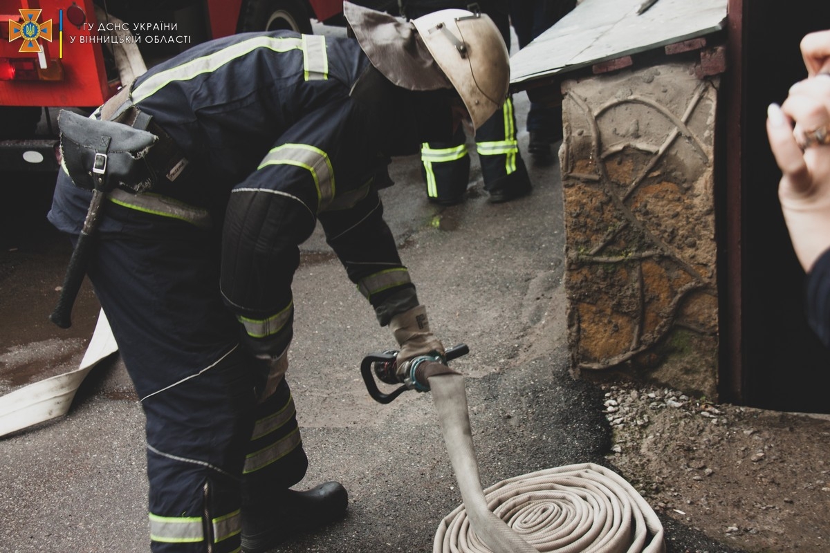 У Вінниці ліквідували пожежу в підвальному приміщенні