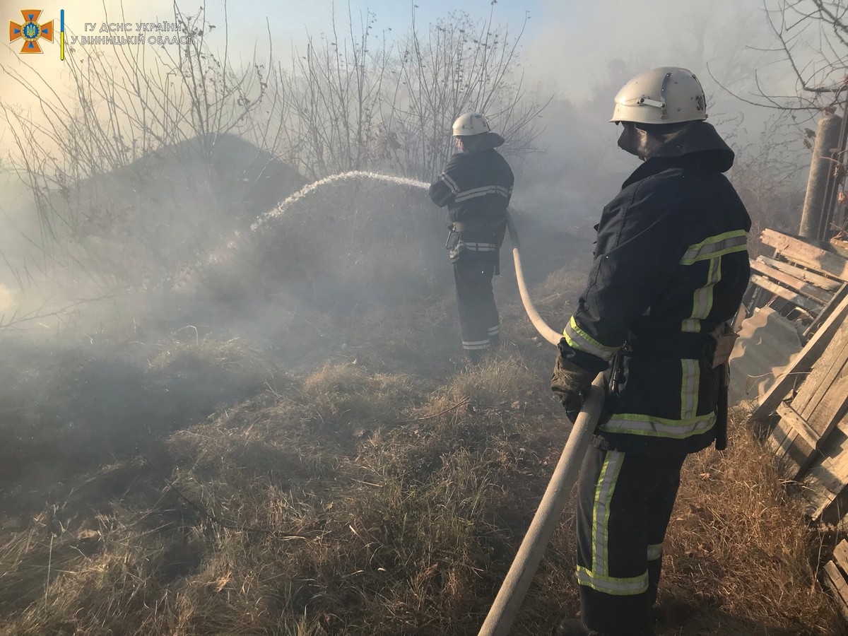 На Вінниччині сталося 15 пожеж в екосистемах, в одній - постраждав чоловік