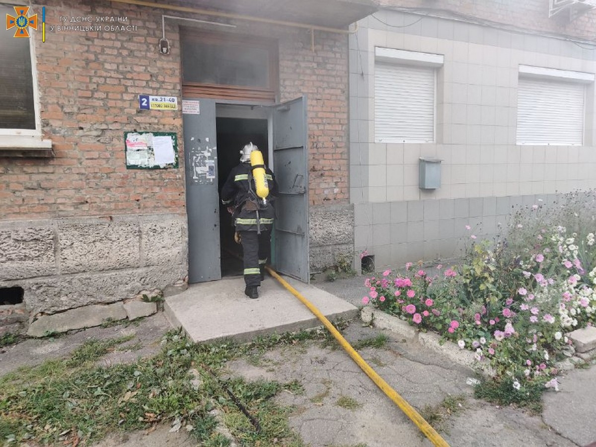 В Жмеринці через недопалок виникла пожежа: загинув чоловік