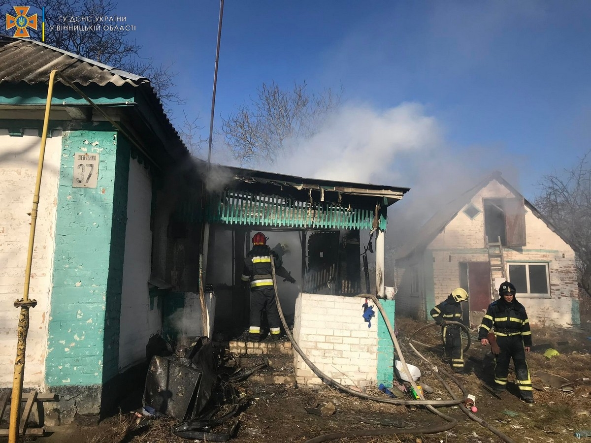 У Щітках сталася пожежа у приватному будинку: постраждав чоловік