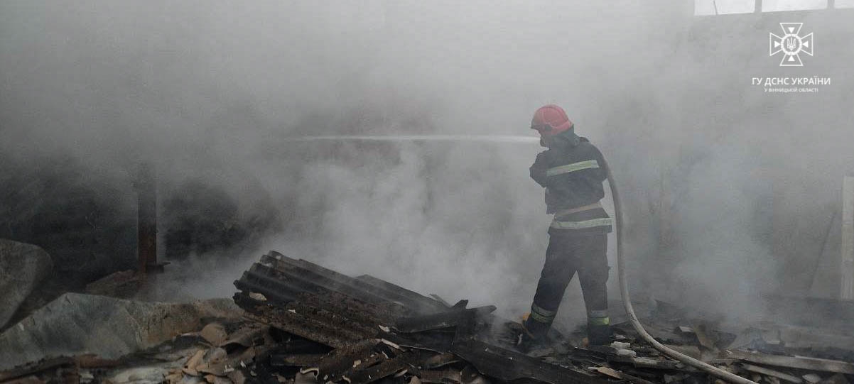 В Агрономічній громаді горіла будівля колишнього підприємства