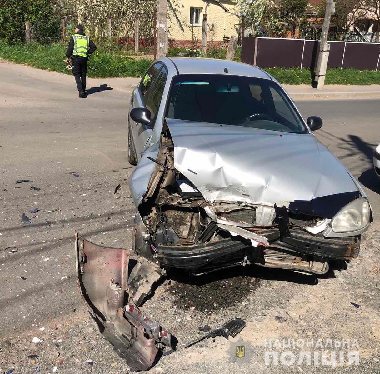 У Вінниці не розминулись дві автівки: є постраждалі