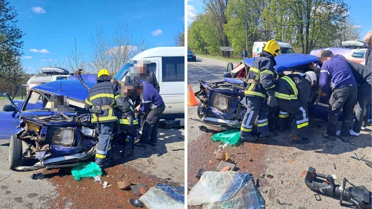 Масштабна ДТП на Вінниччині: зіткнулися легковик, автобус та вантажівка — є постраждалі